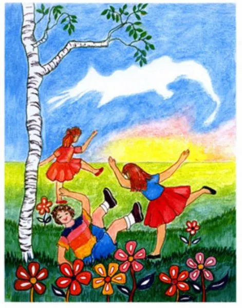 Ilustracin del Cuento Infantil La Paloma