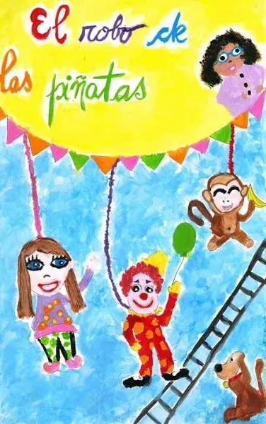 Ilustración del Cuento Infantil El robo de las piñatas