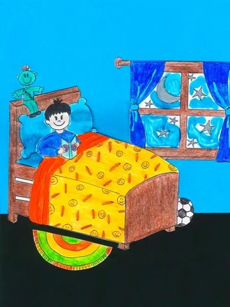 Ilustración del Cuento Infantil Cuento para dormirse contento