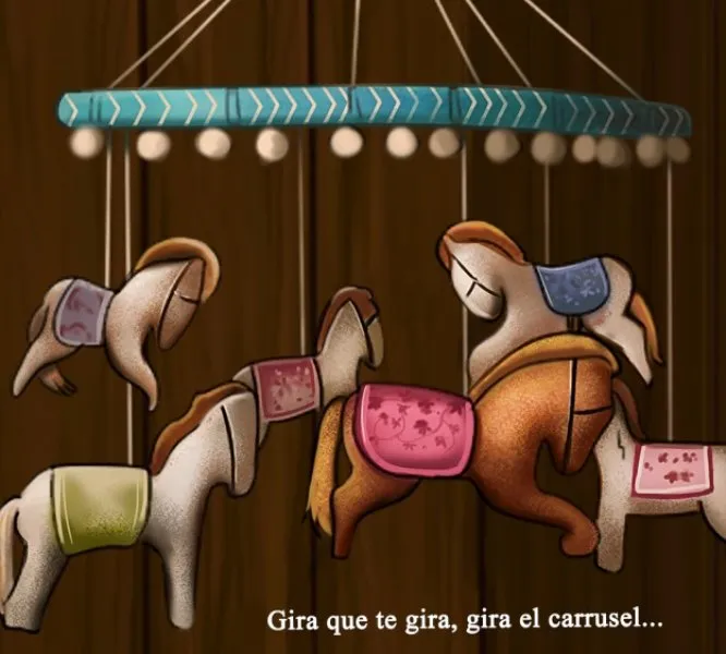 Ilustración del Cuento Infantil El Carrousel