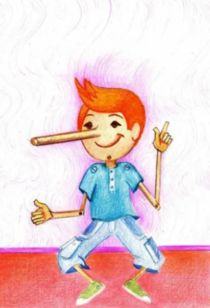 Ilustración del Cuento Infantil Pinocho