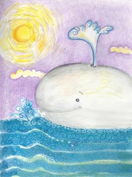 Ilustración del Cuento Infantil Serena, la ballena